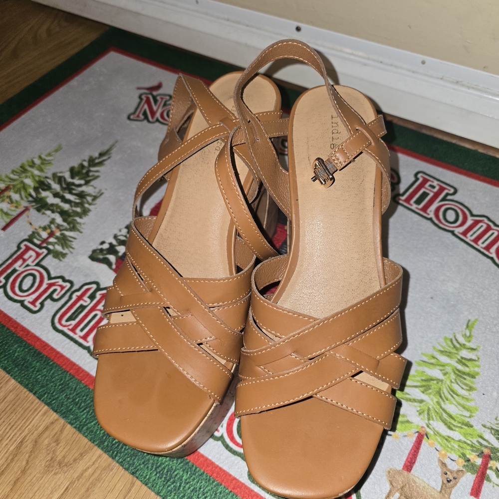 Tan Strappy Sandals